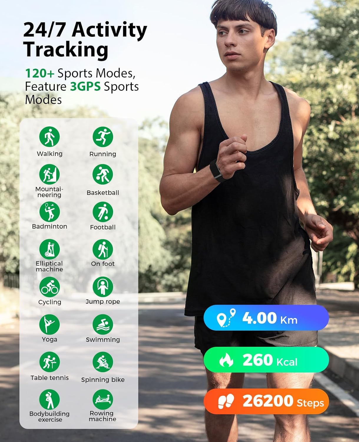 Health Smart Bracelet & Fitness Trackers