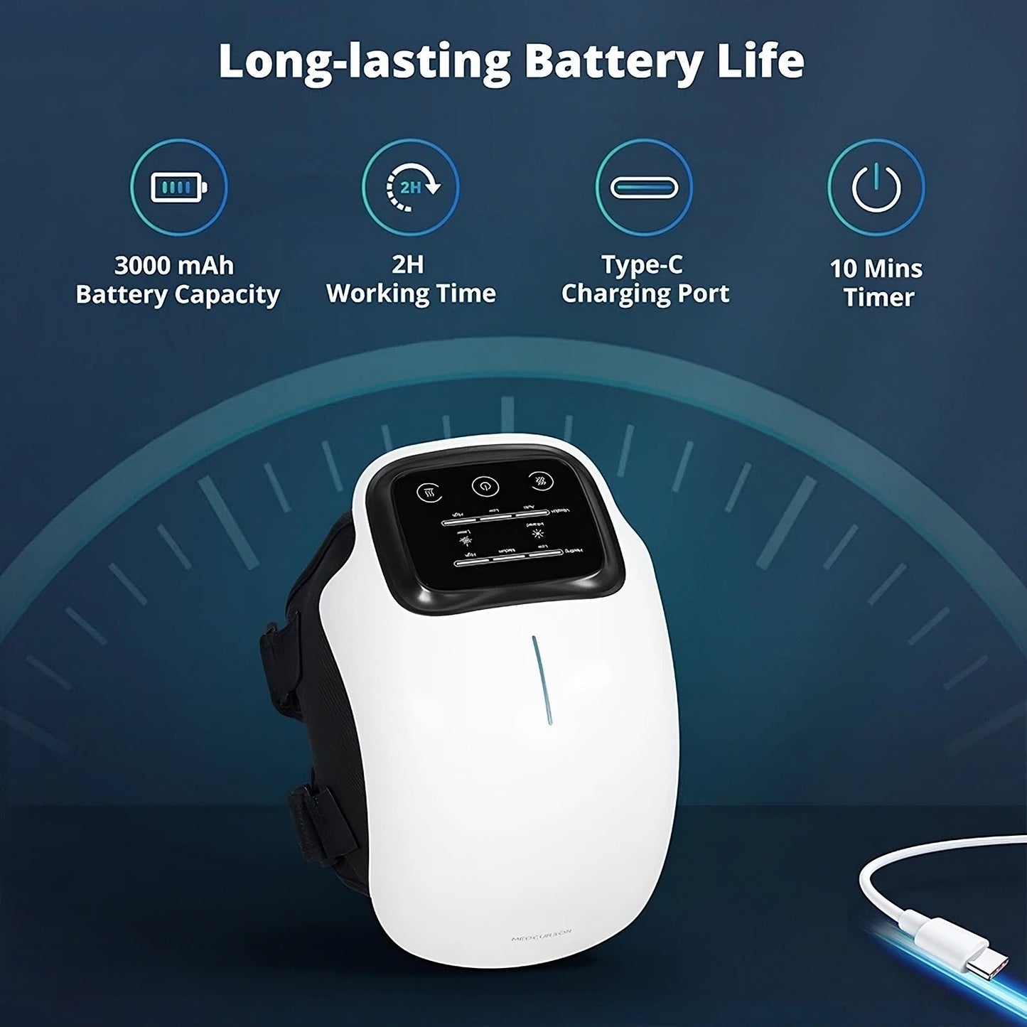 Knee Massager with LCD Display