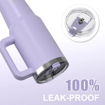 Red Peak Pro 40oz Insulated Tumbler with Handle & Straw