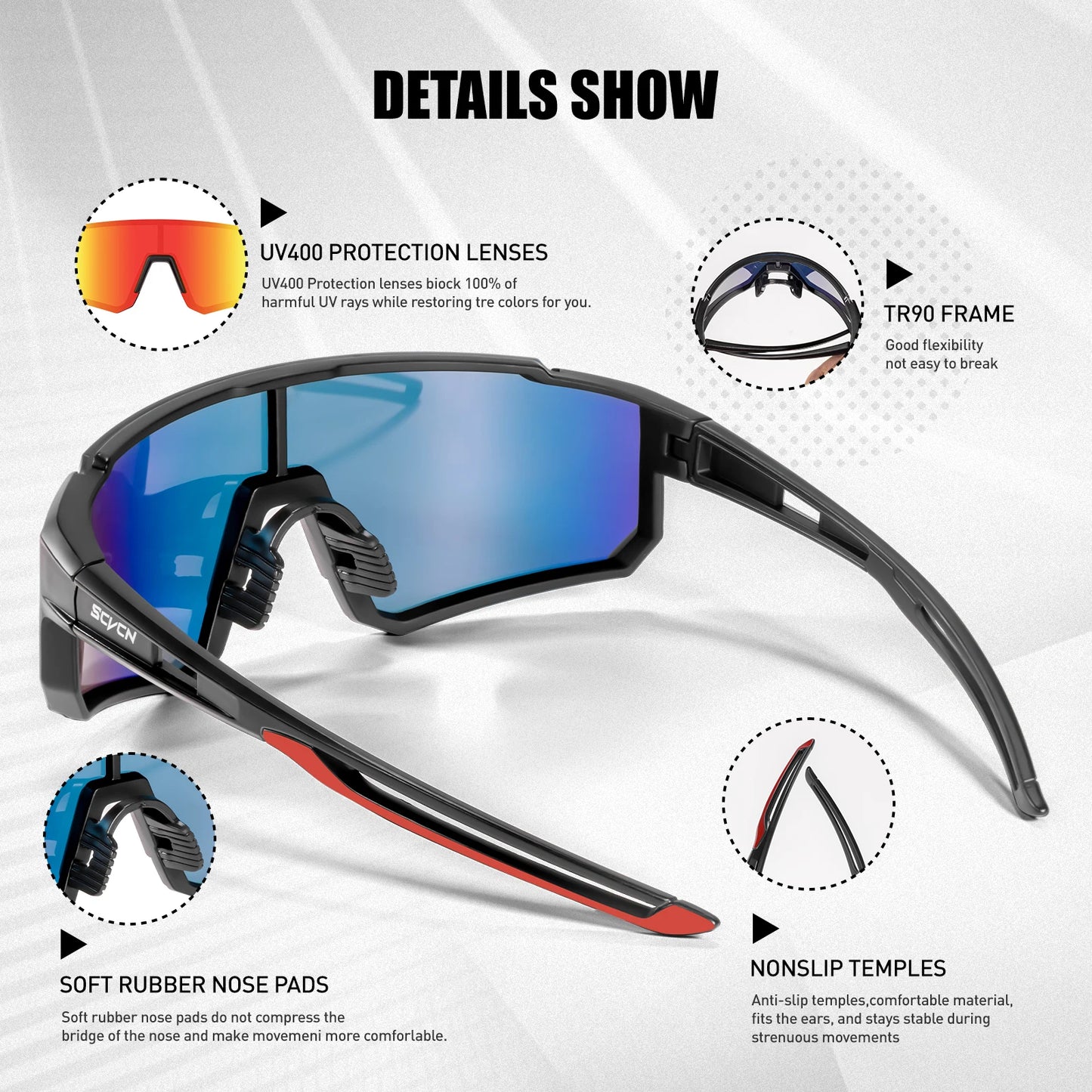 SCVCN S1 Sports Sunglasses