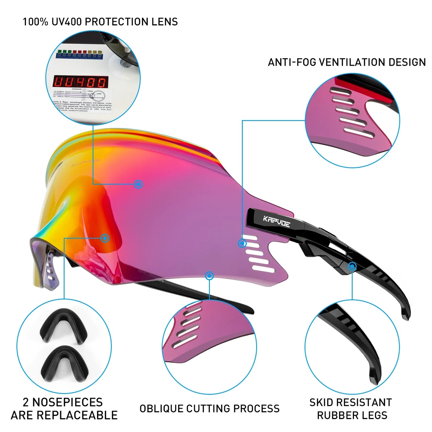 Kapvoe Sport Sun glasses
